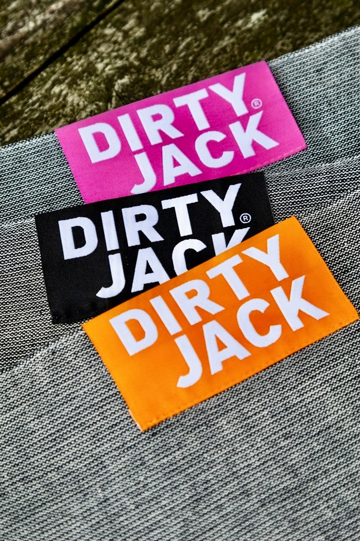DIRTY JACK Kochtuch | Charcoal – Pink Label
