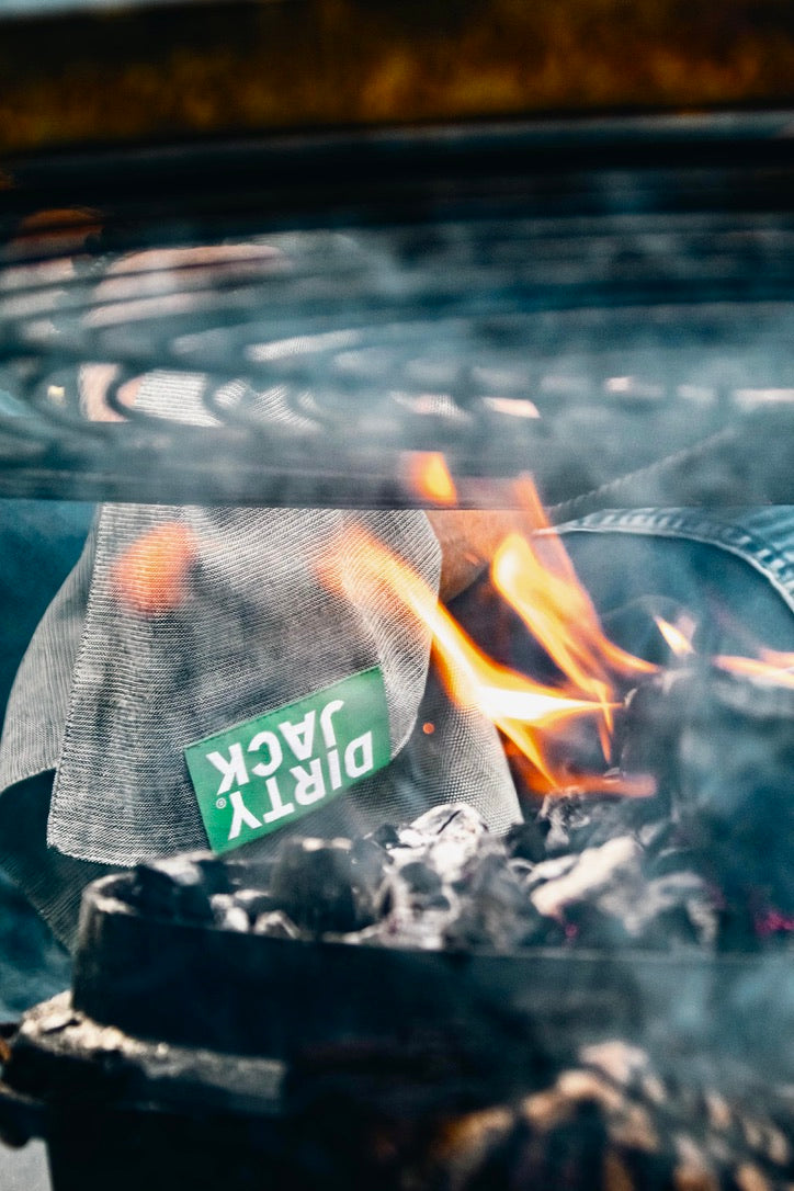 DIRTY JACK Kookdoek | Charcoal - Green Label