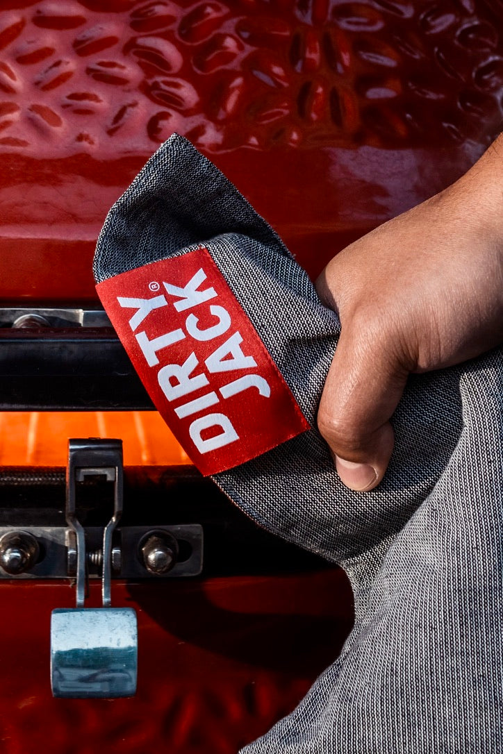 DIRTY JACK Kochtuch | Charcoal – Red Label