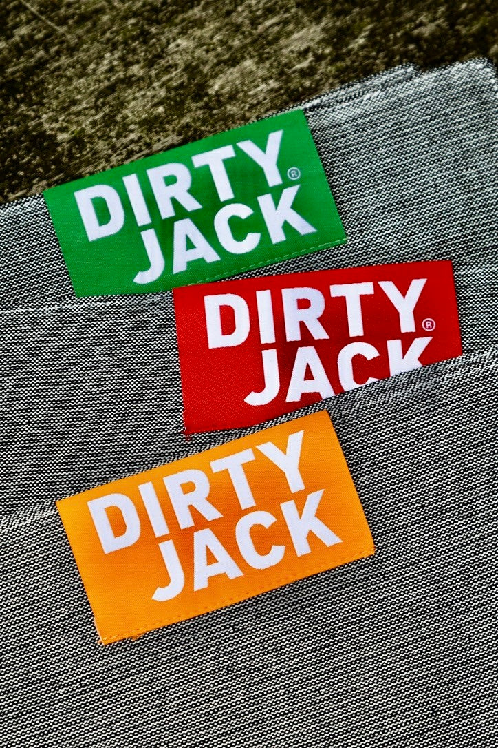 DIRTY JACK Kochtuch | Charcoal – Green label
