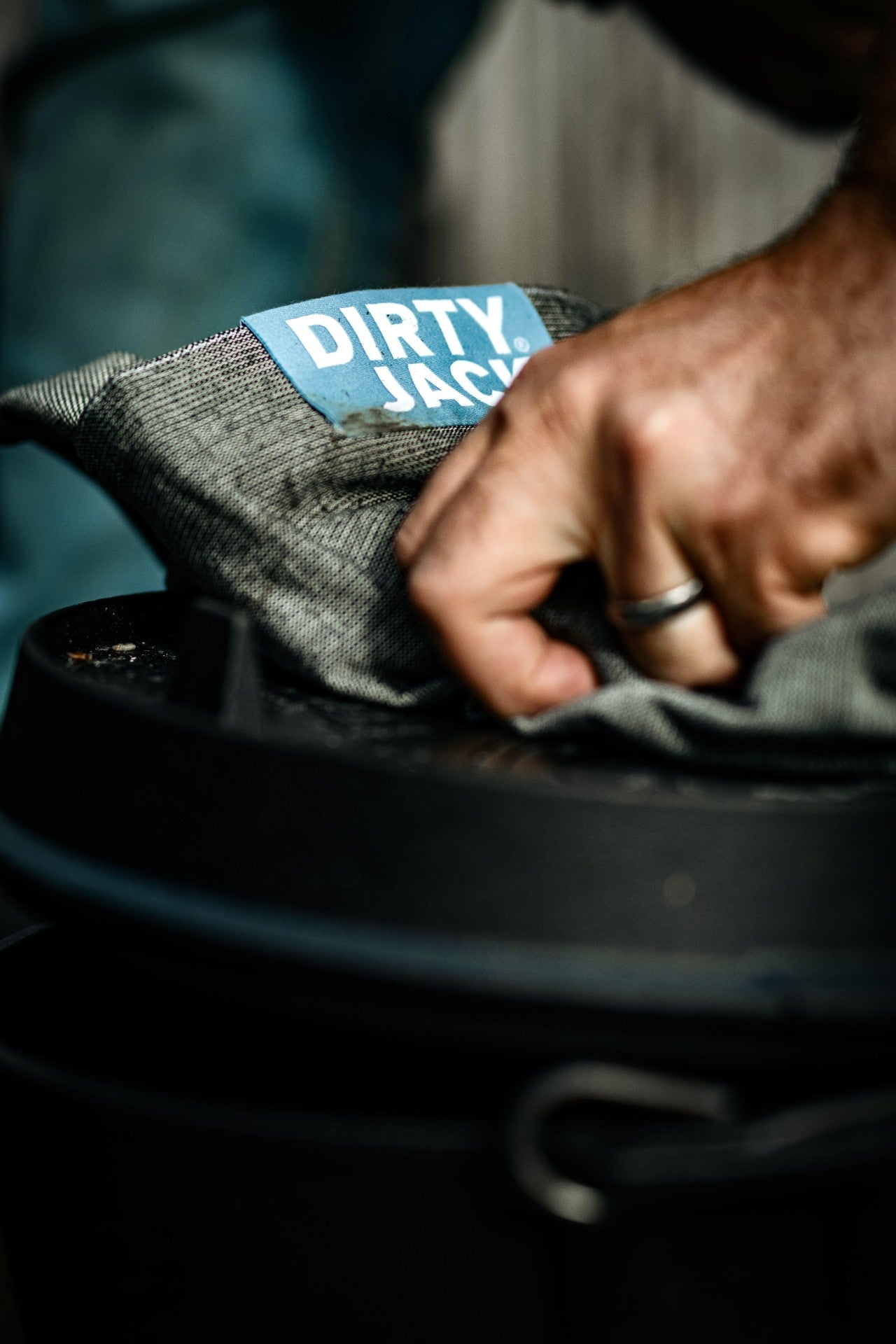 DIRTY JACK Cooking Cloth | Charcoal – Steel Blue Label