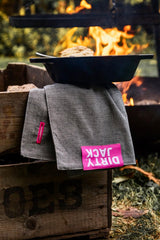 DIRTY JACK Kookdoek | Charcoal – Pink Label