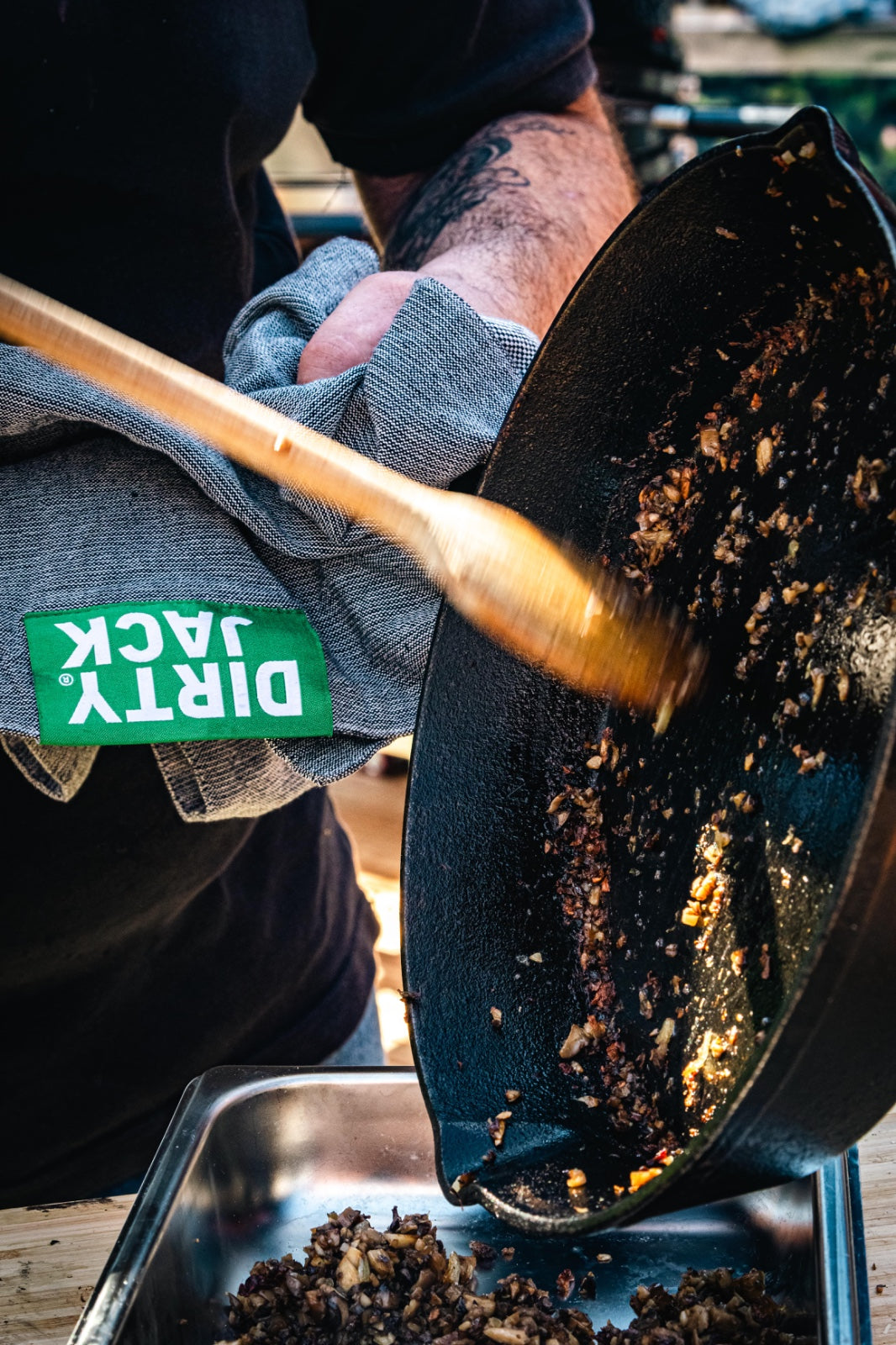 DIRTY JACK Cooking Cloth | Charcoal - Green Label