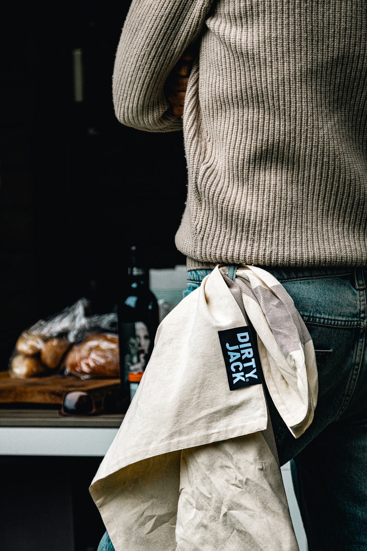 DIRTY JACK Cooking Cloth | Sandstone - Chocolate