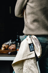 DIRTY JACK Kochtuch | Sandstone – Chocolate