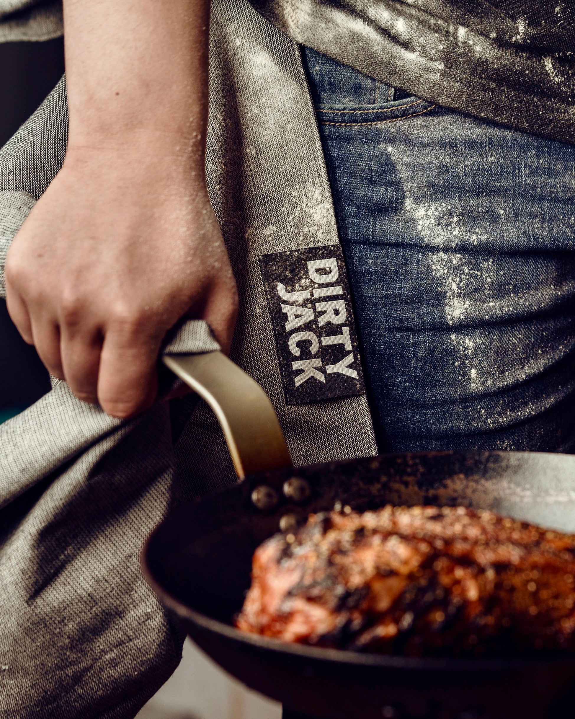 DIRTY JACK Cooking Towel | Charcoal – Black Label