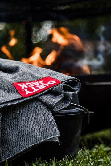 DIRTY JACK Kookdoek | Charcoal - Red Label