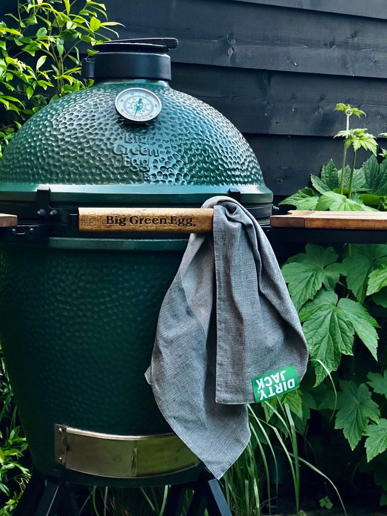 DIRTY JACK Kookdoek | Charcoal - Green Label