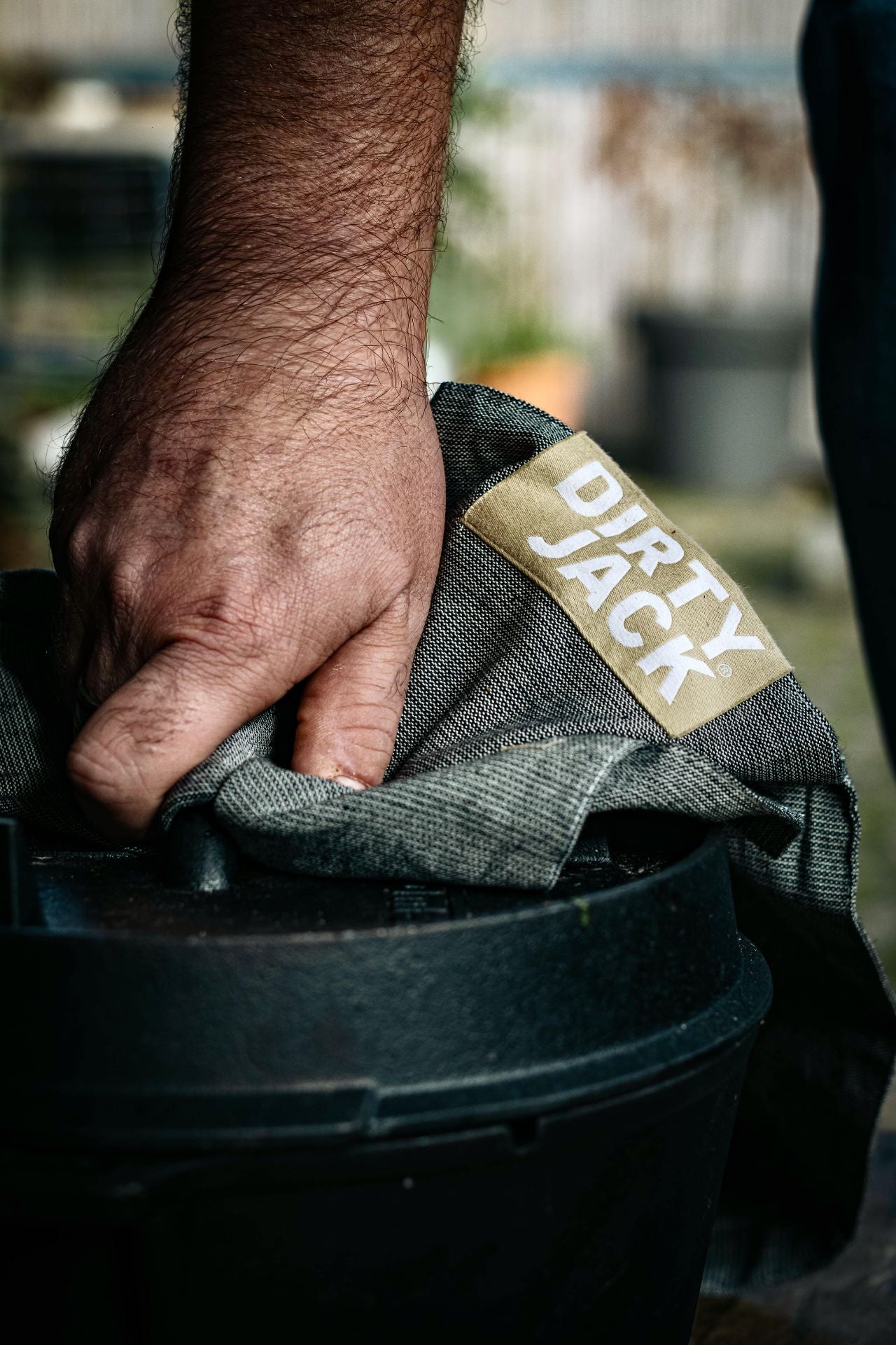 DIRTY JACK Cooking Cloth | Charcoal – Desert Sand Label